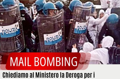 Mailbombing al Ministero!